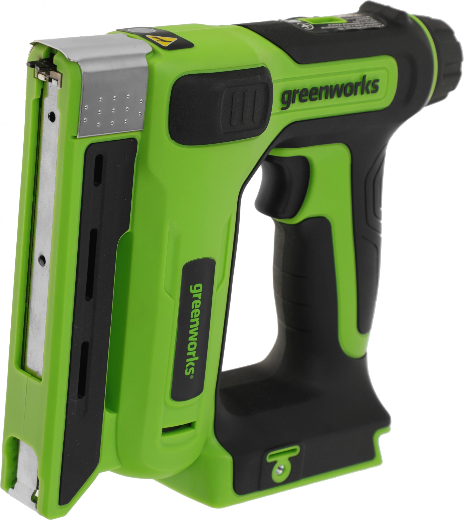 Степлер ручной Greenworks G24CS10 скобы 4/55/90/18GA
