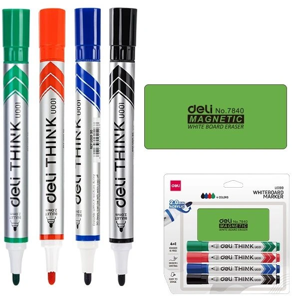 Набор маркеров для досок Deli EU099 ассорти