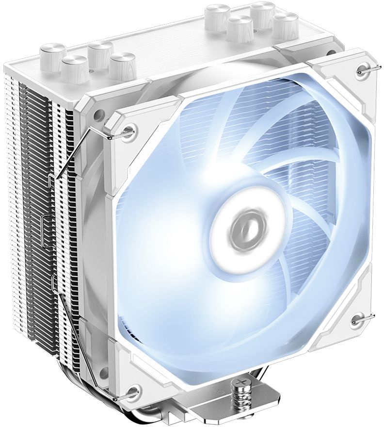 Устройство охлаждения(кулер) ID-Cooling SE-224-XTS Soc-AM5/AM4/1151/1200/2066/1700 белый 4-pin 16-29dB Al+Cu 220W 650gr Ret (SE-224-XTS WHITE)