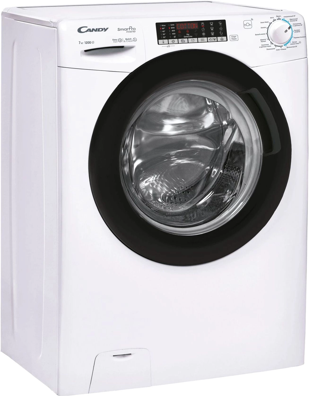Стиральная машина Candy Smart Pro CSO4 276TWMB-07 класс: A загр.фронтальная макс.:7кг белый инвертор