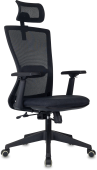 Кресло эргономичное Бюрократ MC-811S-H черный Elastic-102 сетка/ткань с подголов. крестов. пластик