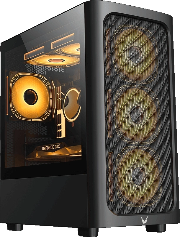 Корпус Formula Air Mesh G3 Plus черный без БП mATX 7x120mm 5x140mm 1xUSB2.0 2xUSB3.0 audio bott PSU