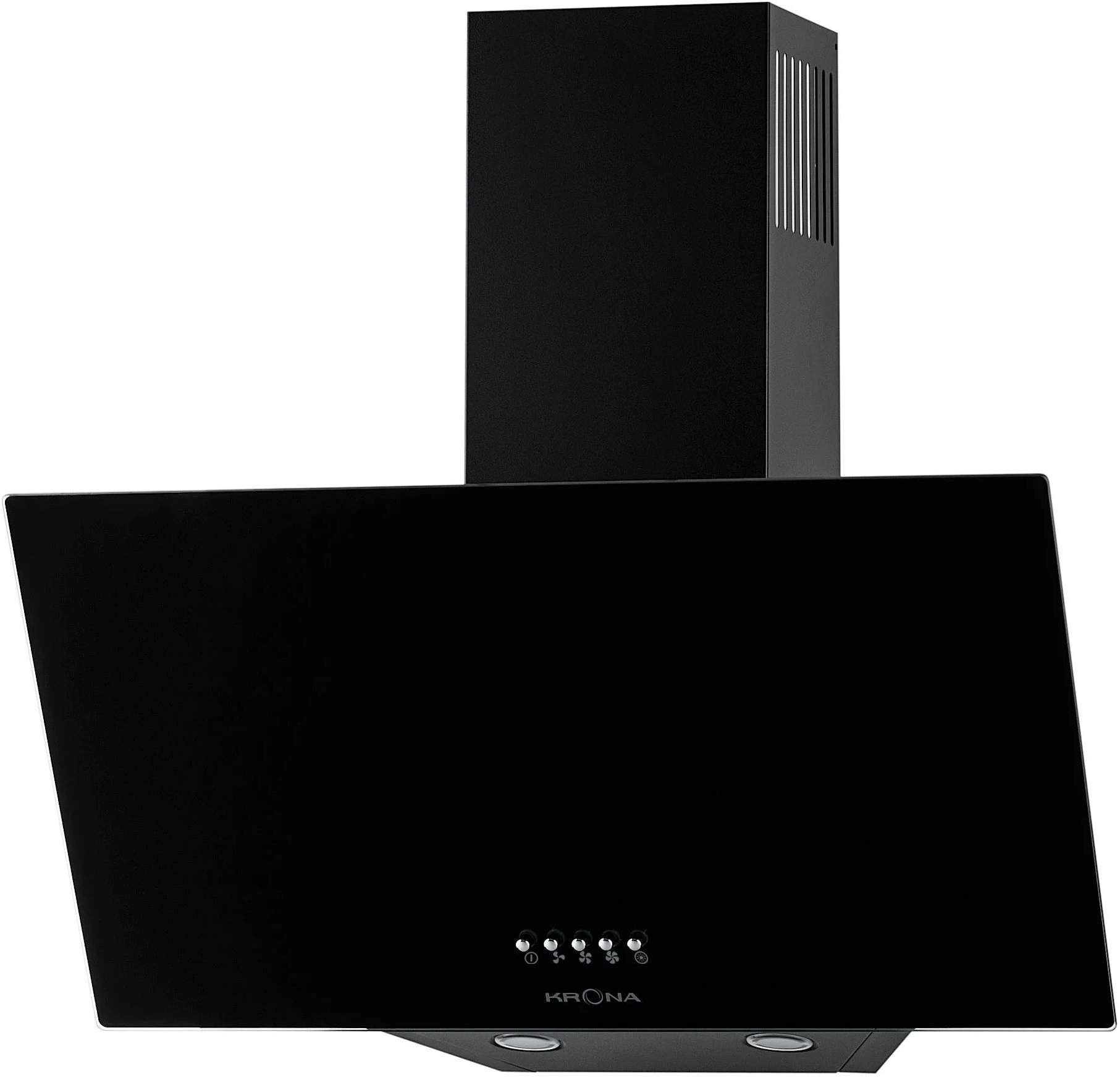Вытяжка каминная Krona Helga 600 PB черный управление: кнопочное (1 мотор)