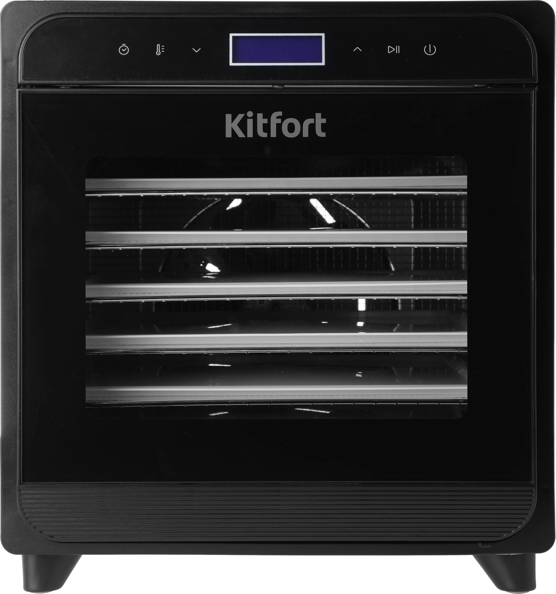 Сушка для фруктов и овощей Kitfort КТ-1934 24под. 700Вт нержавеющая сталь