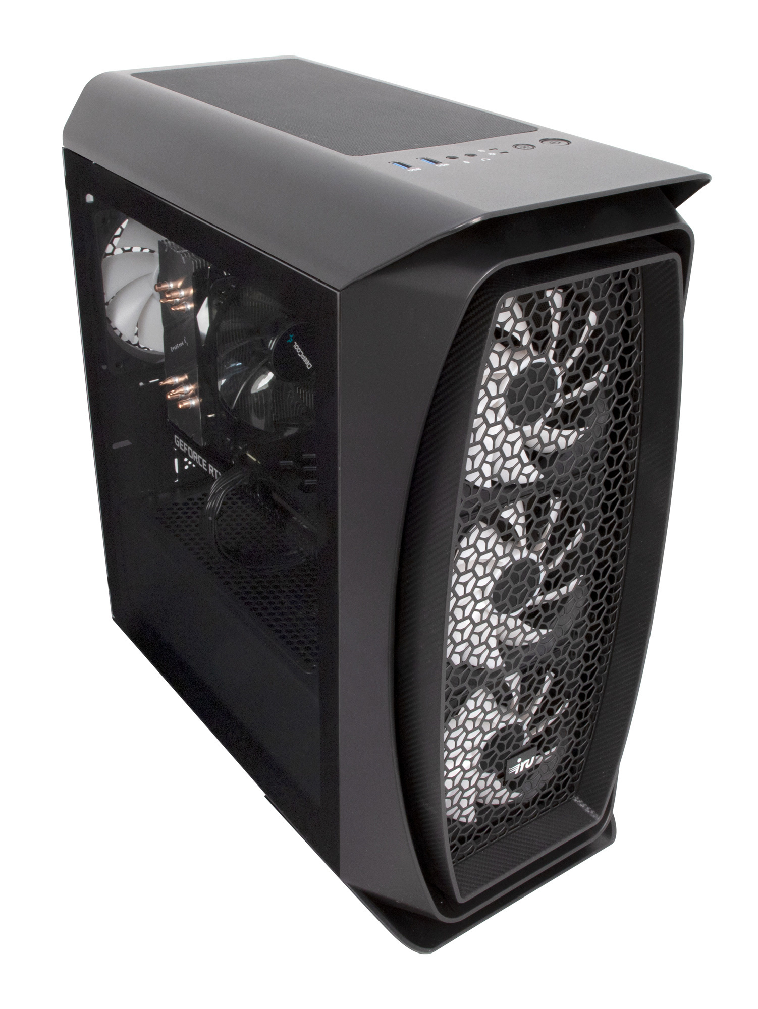 ПК IRU Game 510B6GMA MT i5 12400F (2.5) 16Gb SSD1Tb GTX1650 4Gb FreeDOS GbitEth 500W черный (RUS) (1874371)