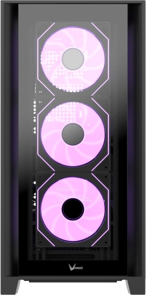 Корпус Formula Air Power G8 черный без БП ATX 8x120mm 6x140mm 2xUSB3.0 audio bott PSU