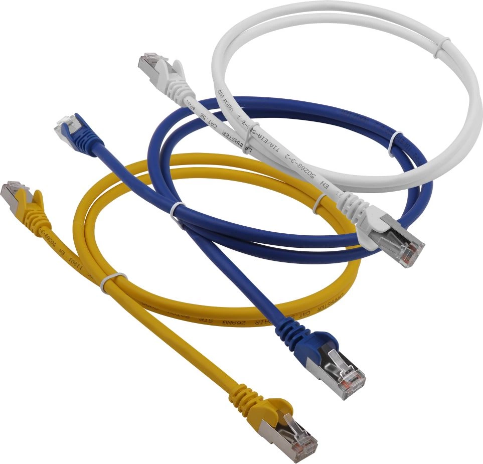 Патч-корд Lanmaster LAN-PC45/S5E-15-YL FTP RJ-45 вил.-вилка RJ-45 кат.5E 15м желтый LSZH
