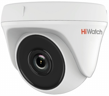 Камера видеонаблюдения аналоговая HiWatch DS-T133 2.8-2.8мм HD-TVI цв. корп.:белый (DS-T133 (2.8 MM))