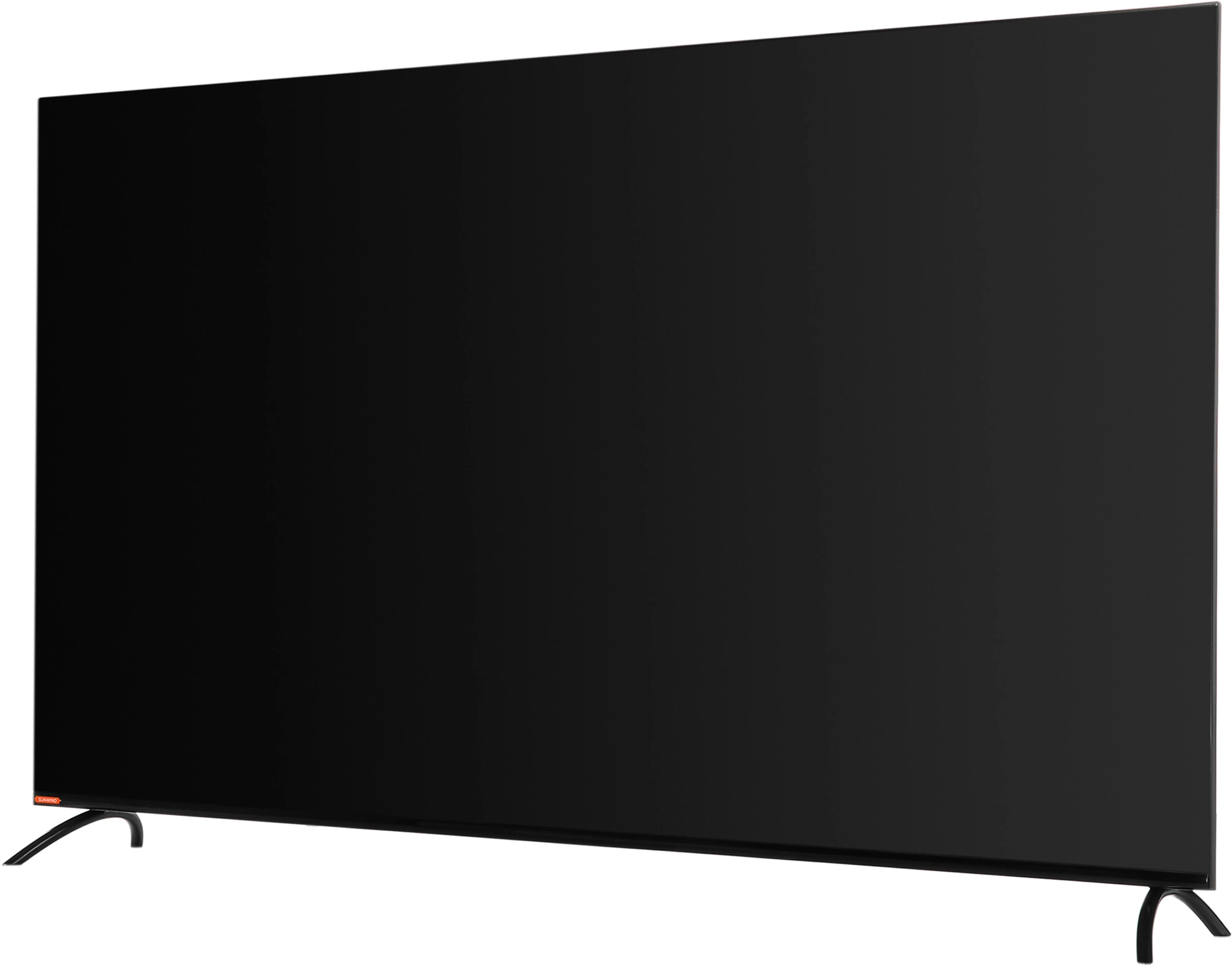 Телевизор LED SunWind 65" SUN-LED65XU401 Яндекс.ТВ Frameless черный 4K Ultra HD 60Hz DVB-T DVB-T2 DVB-C DVB-C2 DVB-S DVB-S2 USB WiFi Smart TV