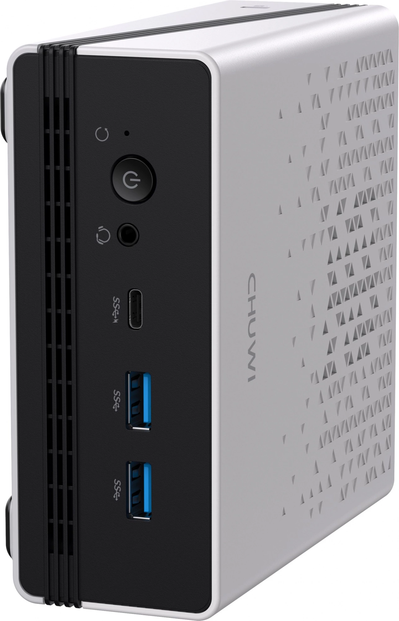 ПК Мини Chuwi UBox Ryzen 5 6600H (3.3) 16Gb SSD512Gb 660M Windows 11 Pro 2x2.5GbitEth WiFi BT 90W белый/черный