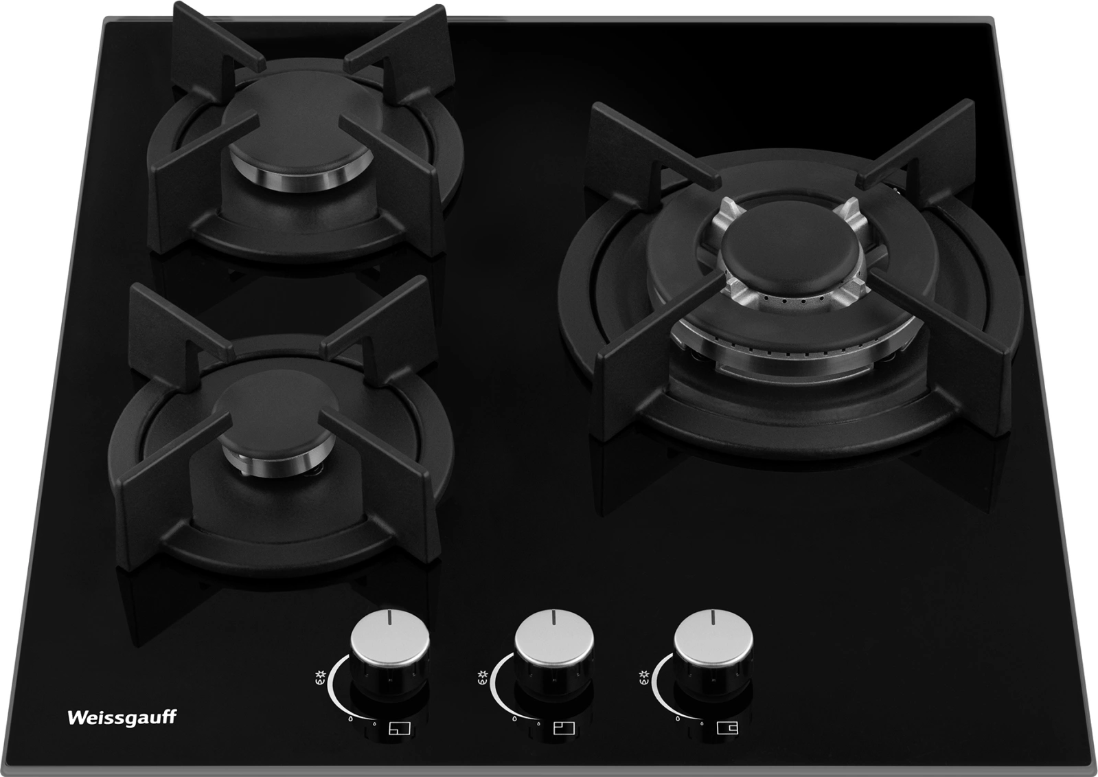 Газовая варочная поверхность Weissgauff HG 451 Bgh черный