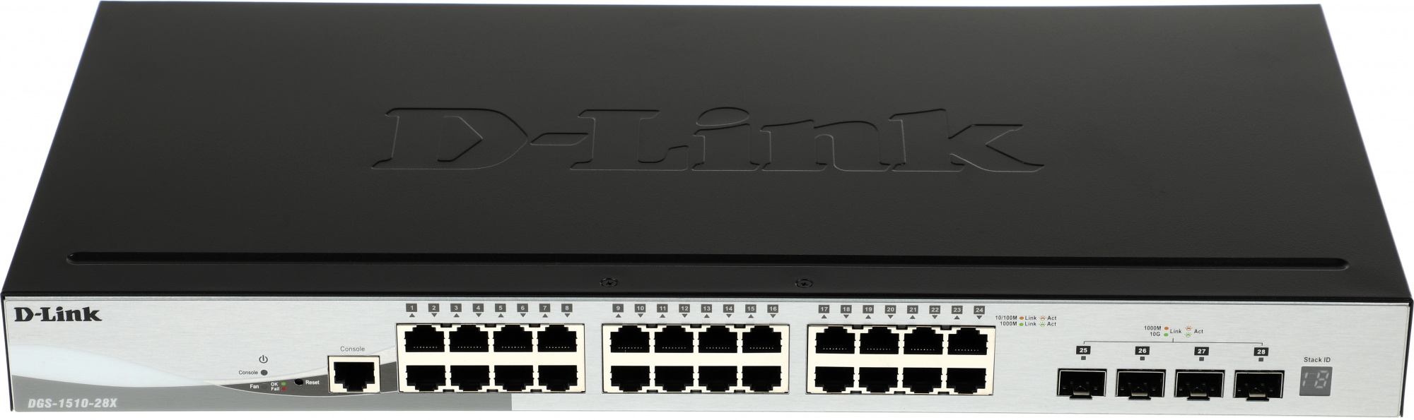 Коммутатор D-Link DGS-1510-28X/A1A 24x1Гбит/с 4SFP+ управляемый