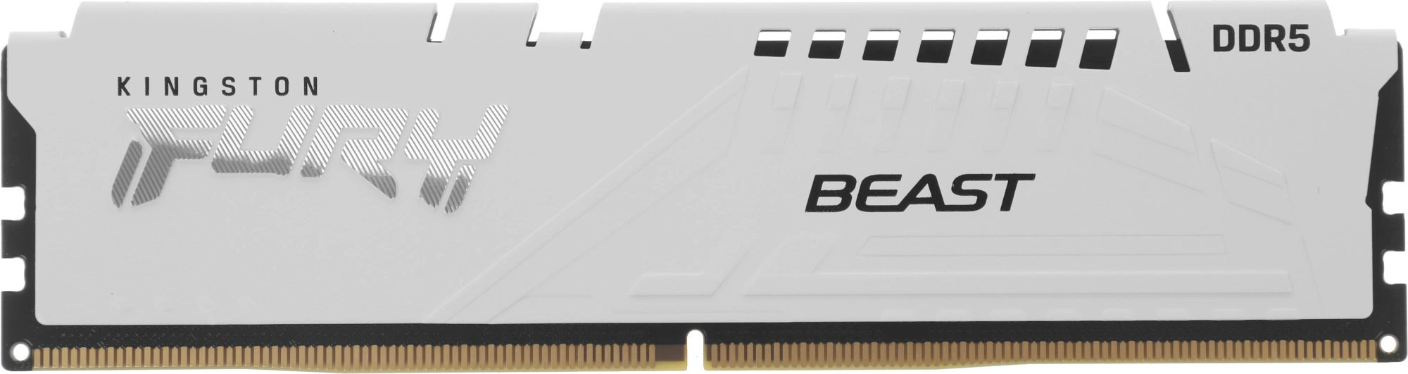 Память DDR5 16GB 6000MHz Kingston KF560C36BWE2-16 Fury Beast White Expo RTL Gaming PC5-48000 CL36 DIMM 288-pin 1.35В dual rank с радиатором Ret
