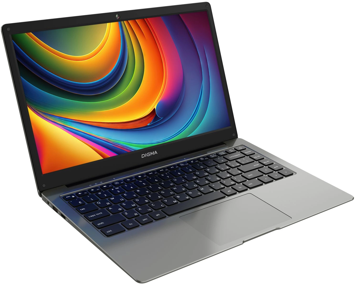 Ноутбук Digma EVE C4403 Celeron N4000 4Gb eMMC128Gb Intel UHD Graphics 600 14" IPS FHD (1920x1080) Windows 11 Professional grey WiFi BT Cam 4800mAh (DN14CN-4BXW04)