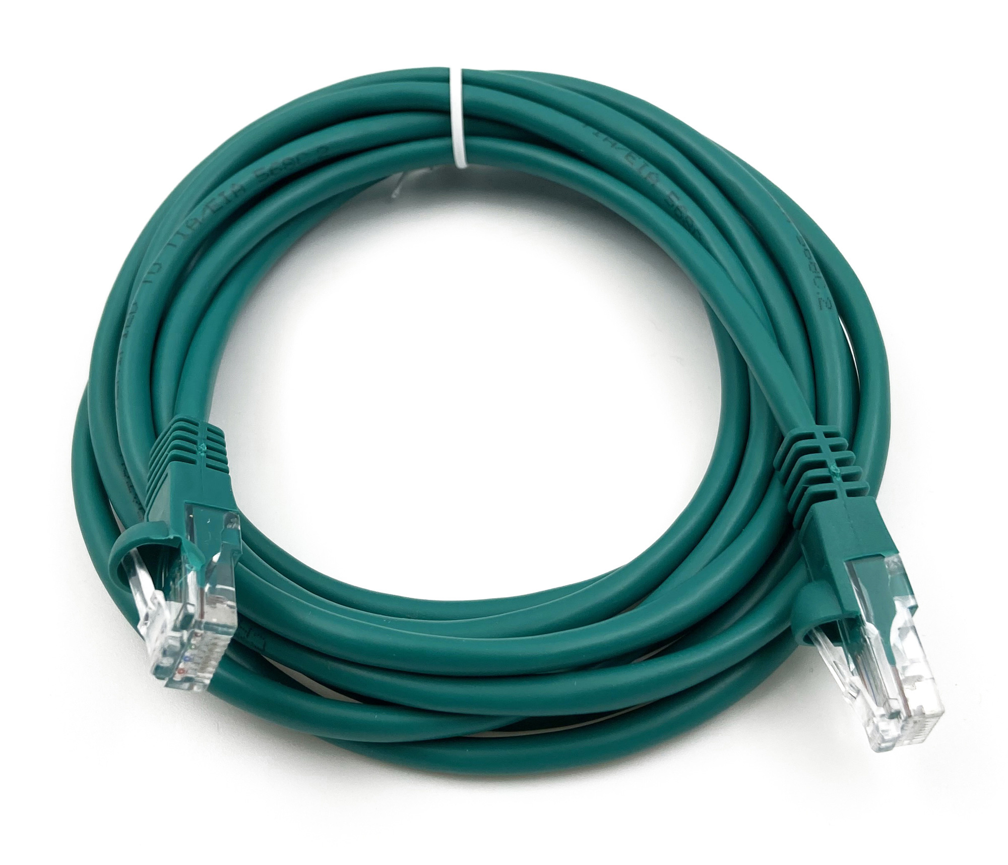 Патч-корд Buro UTP-5E-3M-GR UTP 4 пары cat.5E CCA molded 3м зеленый RJ-45 (m)-RJ-45 (m)