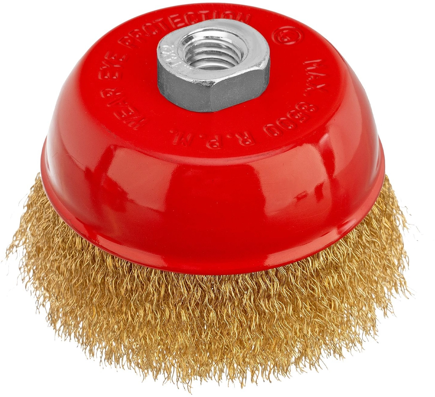 Щетка дисковая по мет. Matrix 74605 d=100мм d(посад.)=14мм (угловые шлифмашины) (упак.:1шт)