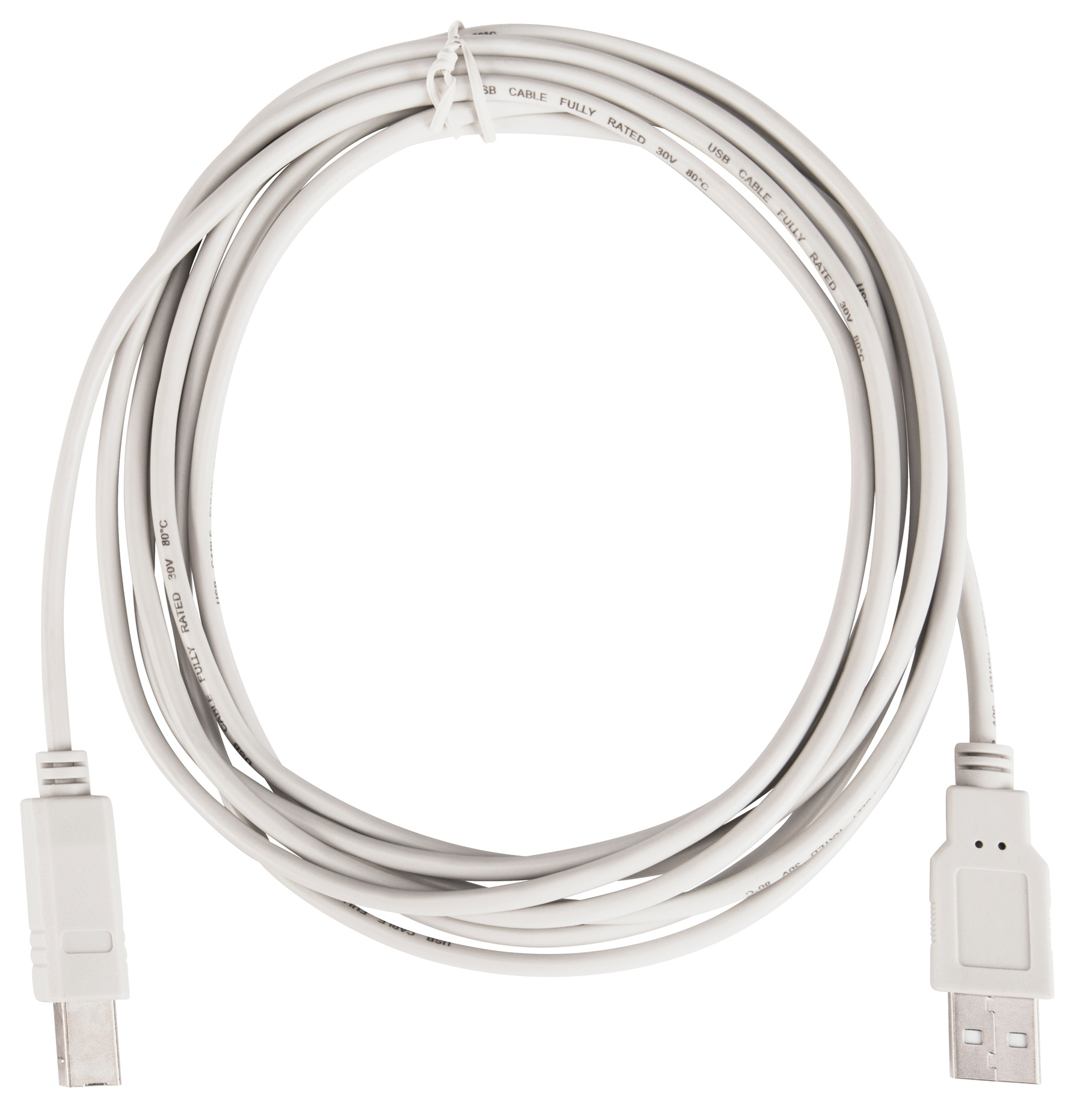 Кабель Buro USB A(m) USB B(m) 3м (USB-A-B-3C)