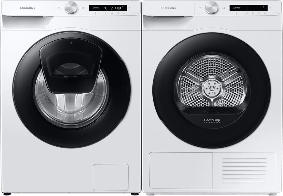 Сушильная машина Samsung DV90T5240AW/LP кл.энер.:A+++ макс.загр.:9кг белый