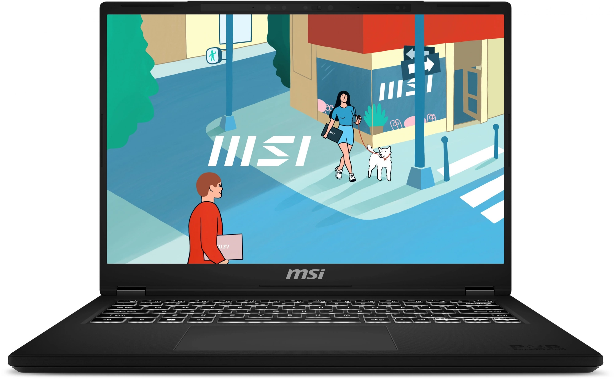 Ноутбук MSI Modern 14 H D13MG-088XRU Core i5 13420H 16Gb SSD512Gb Intel UHD Graphics 14" IPS FHD+ (1920x1200) Free DOS black WiFi BT Cam (9S7-14L112-088)