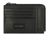 Чехол для кредитных карт Piquadro Harper PU1243APR/N черный натур.кожа