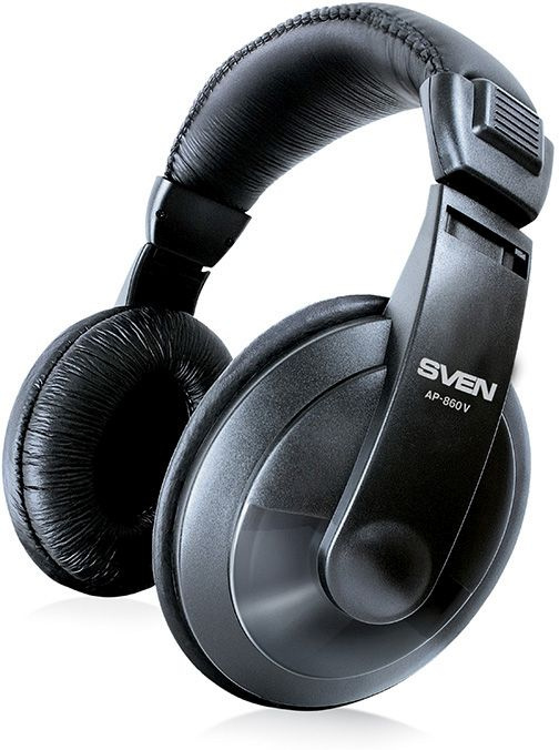 Наушники мониторные Sven AP-860V 2.5м черный проводные оголовье (SV-AP860V)