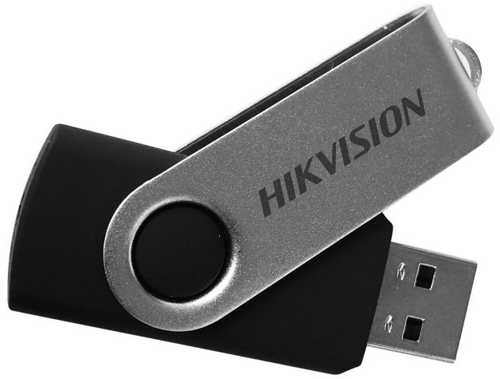 Флеш Диск Hikvision 16GB M200S HS-USB-M200S/16G/U3 USB3.0 серебристый/черный