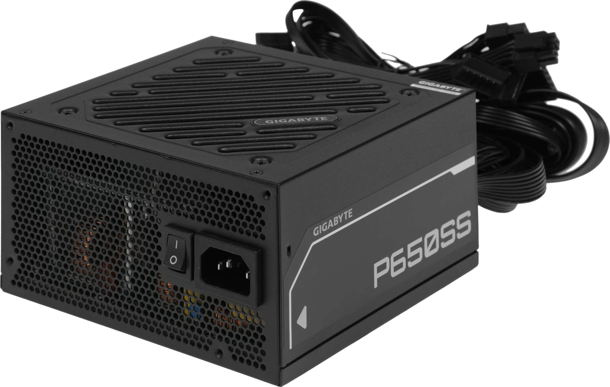 Блок питания Gigabyte ATX 650W GP-P650SS 80+ silver (20+4pin) APFC 120mm fan 5xSATA RTL