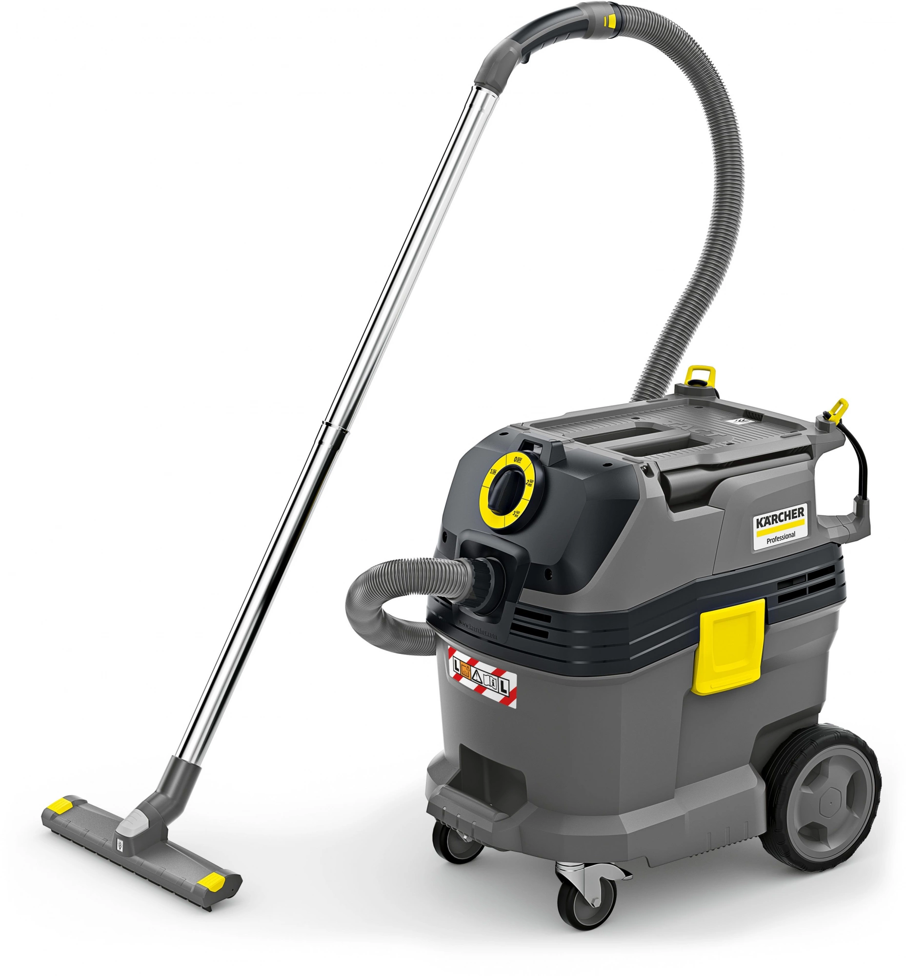 Строительный пылесос Karcher NT 30/1 Tact L 1380Вт (уборка: сухая/сбор воды) серый