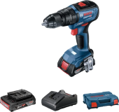 Дрель-шуруповерт Bosch GSB 18V-50 + L аккум. патрон:быстрозажимной (кейс в комплекте) (06019H5100)