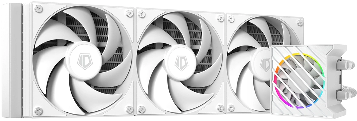 Система водяного охлаждения ID-Cooling Dashflow 360 XT Lite ARGB Soc-AM5/AM4/1151/1200/2066/1700 белый 4-pin 16-34dB Al+Cu 350W Ret (DASHFLOW 360 XT LITE WHITE)