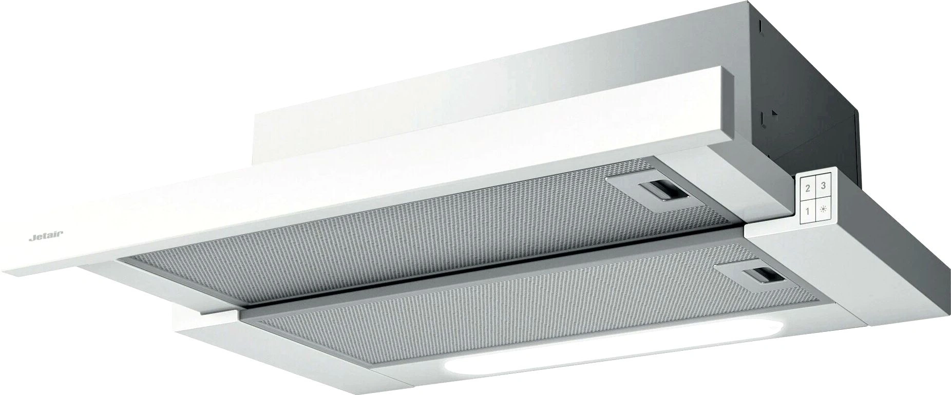 Вытяжка встраиваемая Jet Air Aurora LX/WH/F/60 белый управление: кнопочное (1 мотор)
