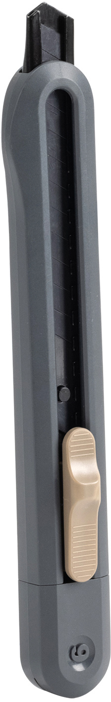 Нож канцелярский Deli ENS063-GR Nusign шир.лез.9мм фиксатор сталь серый