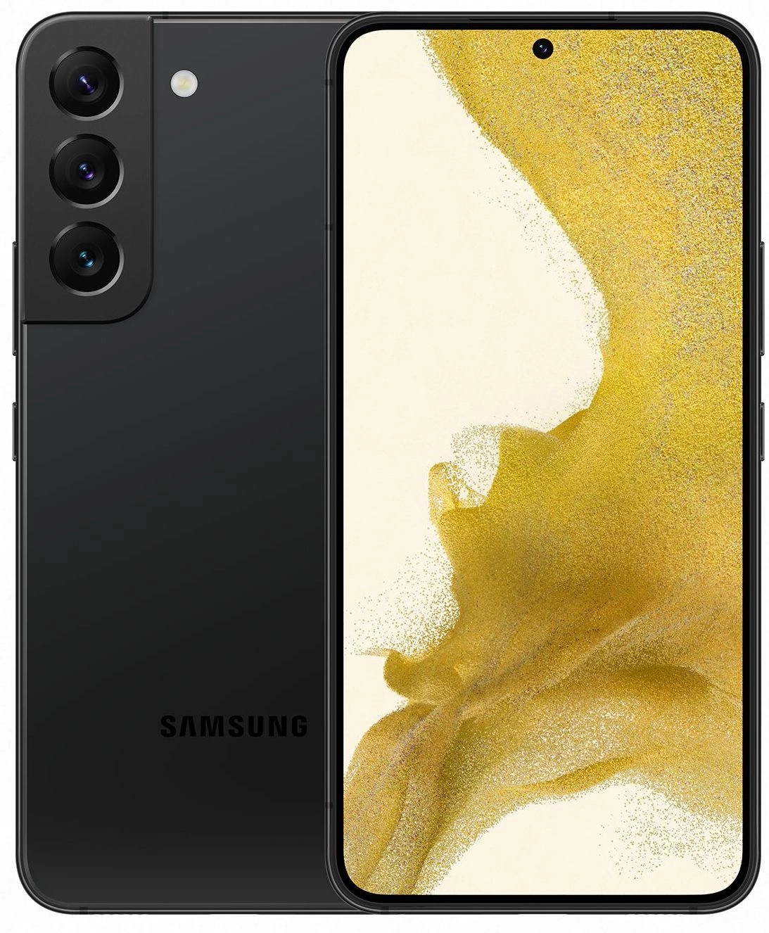 Смартфон Samsung SM-S901B Galaxy S22 256Gb 8Gb черный фантом моноблок 3G 4G 2Sim 6.1" 1080x2400 Android 12 50Mpix 802.11 a/b/g/n/ac/ax NFC GPS GSM900/1800 GSM1900 TouchSc Protect