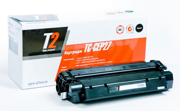 Картридж лазерный T2 EP-27 TC-CEP27 EP27 черный (2500стр.) для Canon LBP 3200/MF 3110/3228/3240/5630/5650/5730 без чипа
