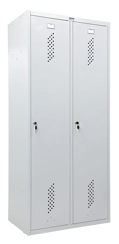 Шкаф для одежды Практик LS 21-80 прямой 813x500x1830мм серый (S23099552102)