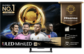 Телевизор QLED Hisense 75" 75U7Q темно-серый 4K Ultra HD 144Hz DVB-T DVB-T2 DVB-C DVB-S DVB-S2 USB WiFi Smart TV