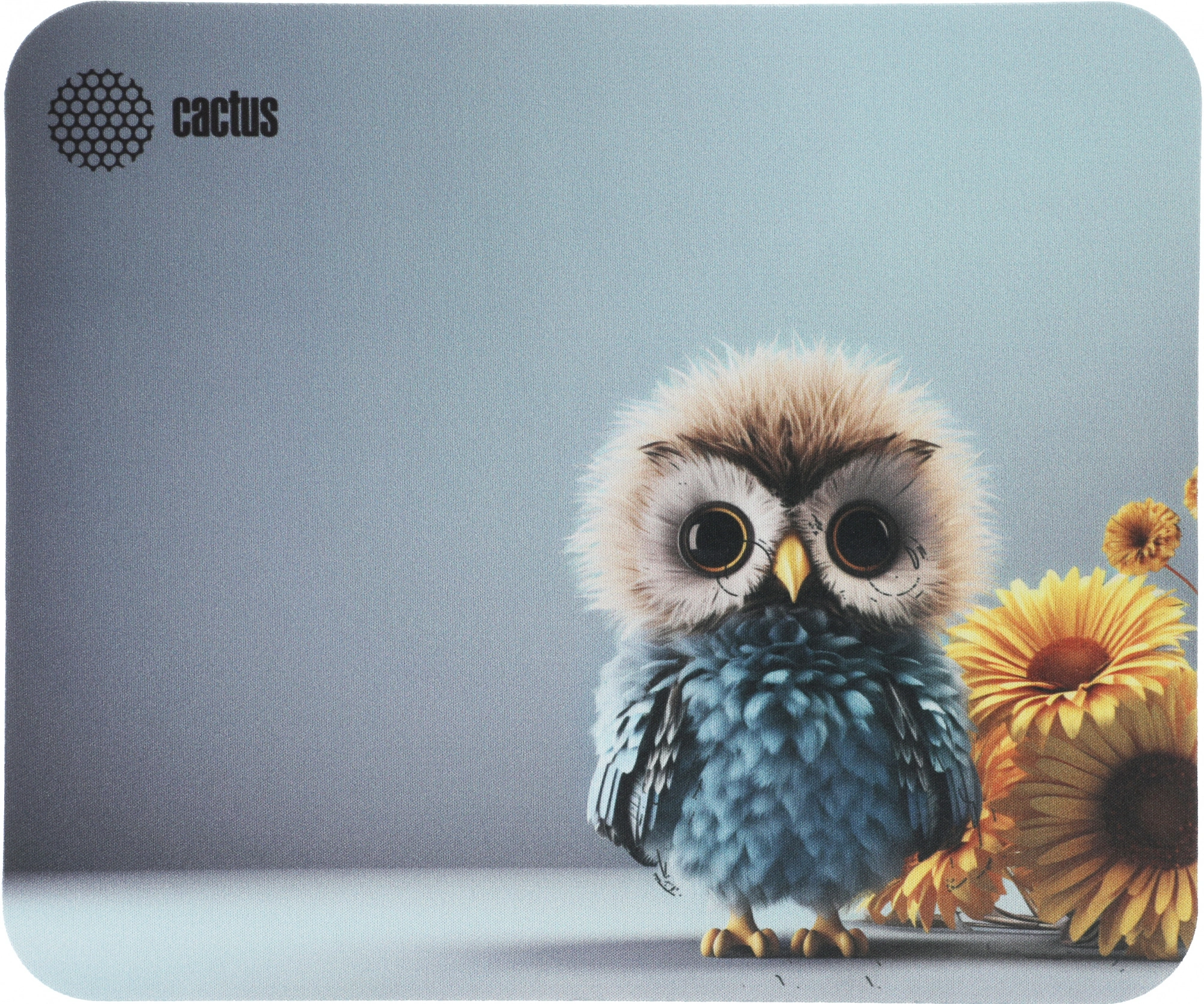 Коврик для мыши Cactus Owl gray рисунок 300x250x3мм (CS-MPC-D12M) Коврик для мыши Cactus Owl gray рисунок 300x250x3мм (CS-MPC-D12M)
