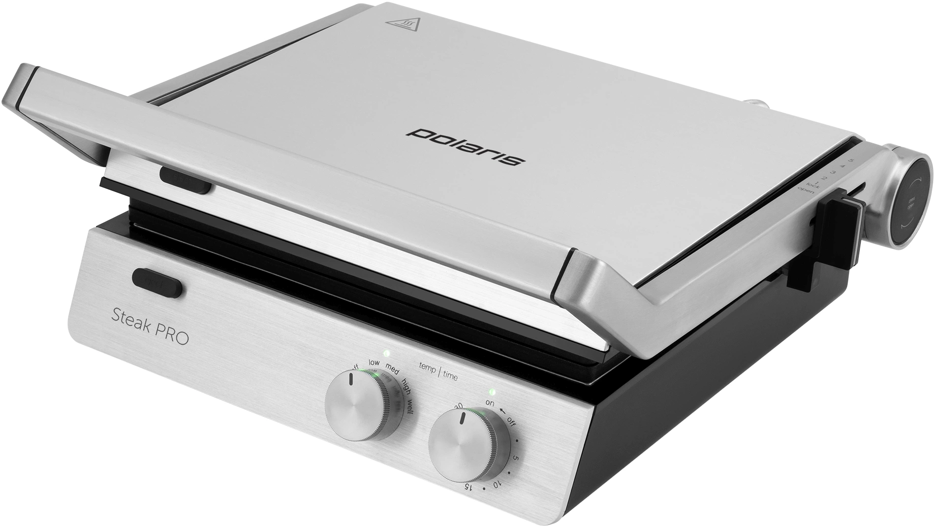 Электрогриль Polaris PGP 2803 2000Вт серебристый