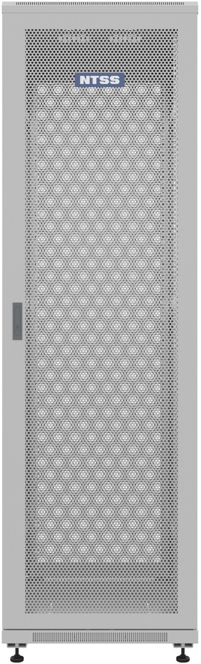 Шкаф серверный NTSS Премиум (NTSS-R42U6080PD/PD) напольный 42U 600x800мм пер.дв.перфор. задн.дв.перфор. 900кг серый 710мм 63кг 1987мм IP20 сталь