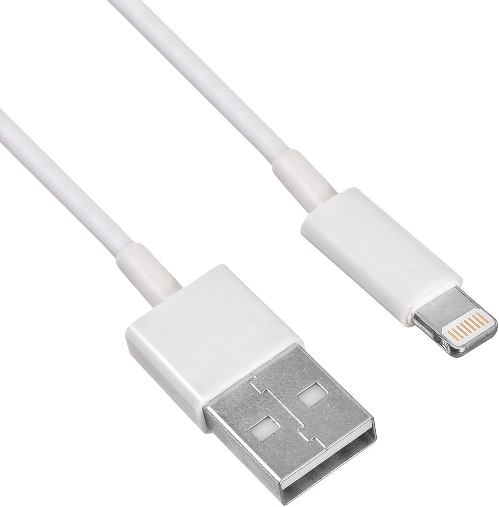 Кабель KingPrice KP-USBAL-2m USB (m)-Lightning (m) 2м белый