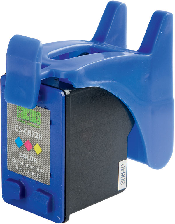 Картридж струйный Cactus CS-C8728 №28 многоцветный (18мл) для HP DJ 3320/3325/3420/3425/3520 с чипом