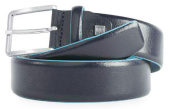 Ремень мужской Piquadro Blue Square CU5258B2/BLU2 125х3.5см синий натур.кожа