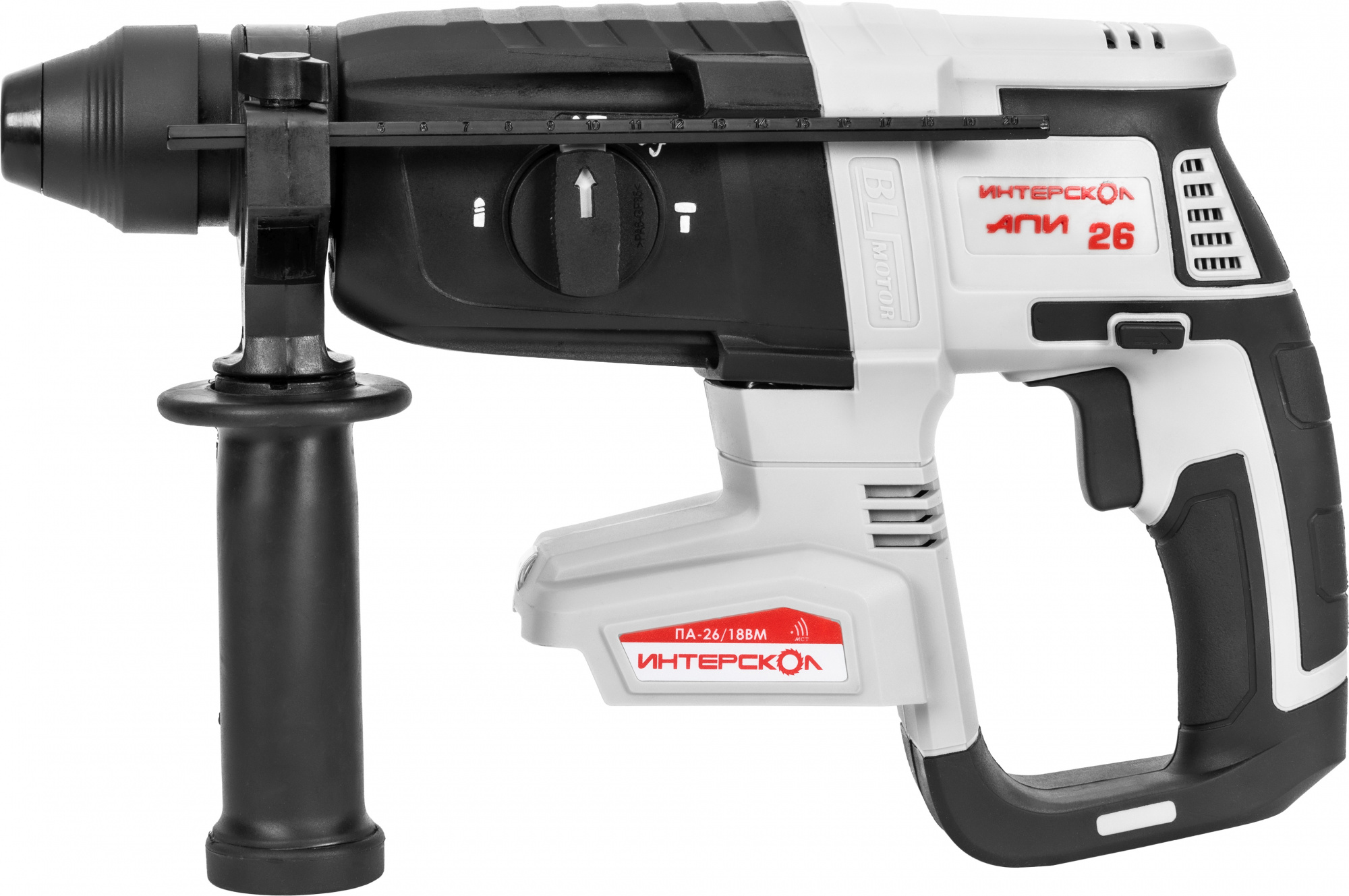 Перфоратор Интерскол ПА-26/18ВМ патрон:SDS-plus уд.:2.8Дж аккум. (кейс в комплекте)