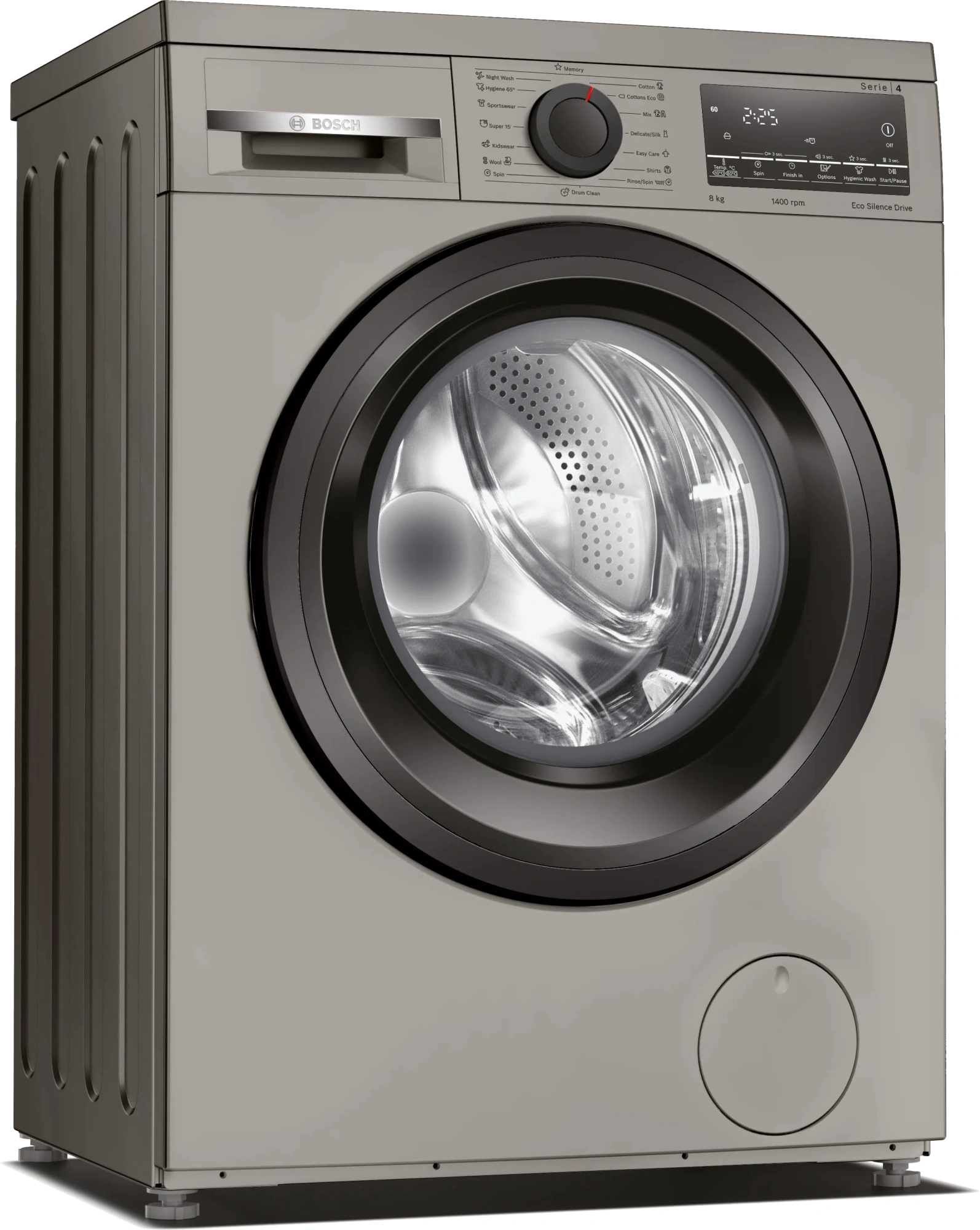 Стиральная машина Bosch Serie 4 WLS2846SME пан.англ. класс: A загр.фронтальная макс.:8кг серебристый инвертор