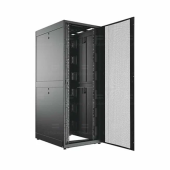 Шкаф коммутационный C3 Solutions (C3.RF4809) напольный 48U 800x1200мм пер.дв.перфор. задн.дв.перфор. 2 бок.пан. направл.под закл.гайки 1400кг черный