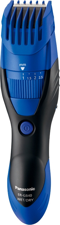 Машинка для стрижки Panasonic ER-GB40-A520 синий/черный (насадок в компл:1шт) Машинка для стрижки Panasonic ER-GB40-A520 синий/черный (насадок в компл:1шт)