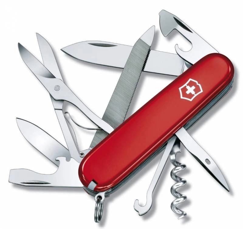 Нож перочинный Victorinox Mountaineer (1.3743) 91мм 18функц. красный карт.коробка