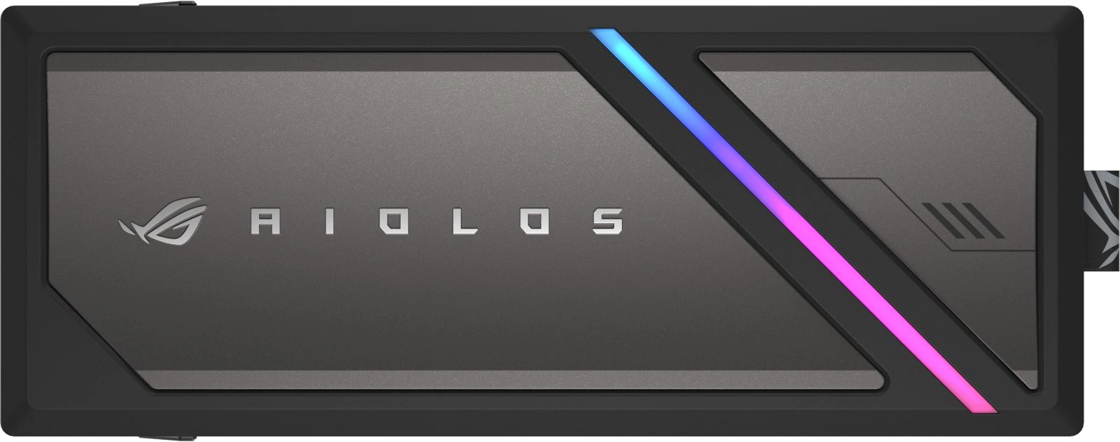 Внешний корпус SSD Asus ROG STRIX AIOLOS NVMe/SATA алюминий черный M2 2280
