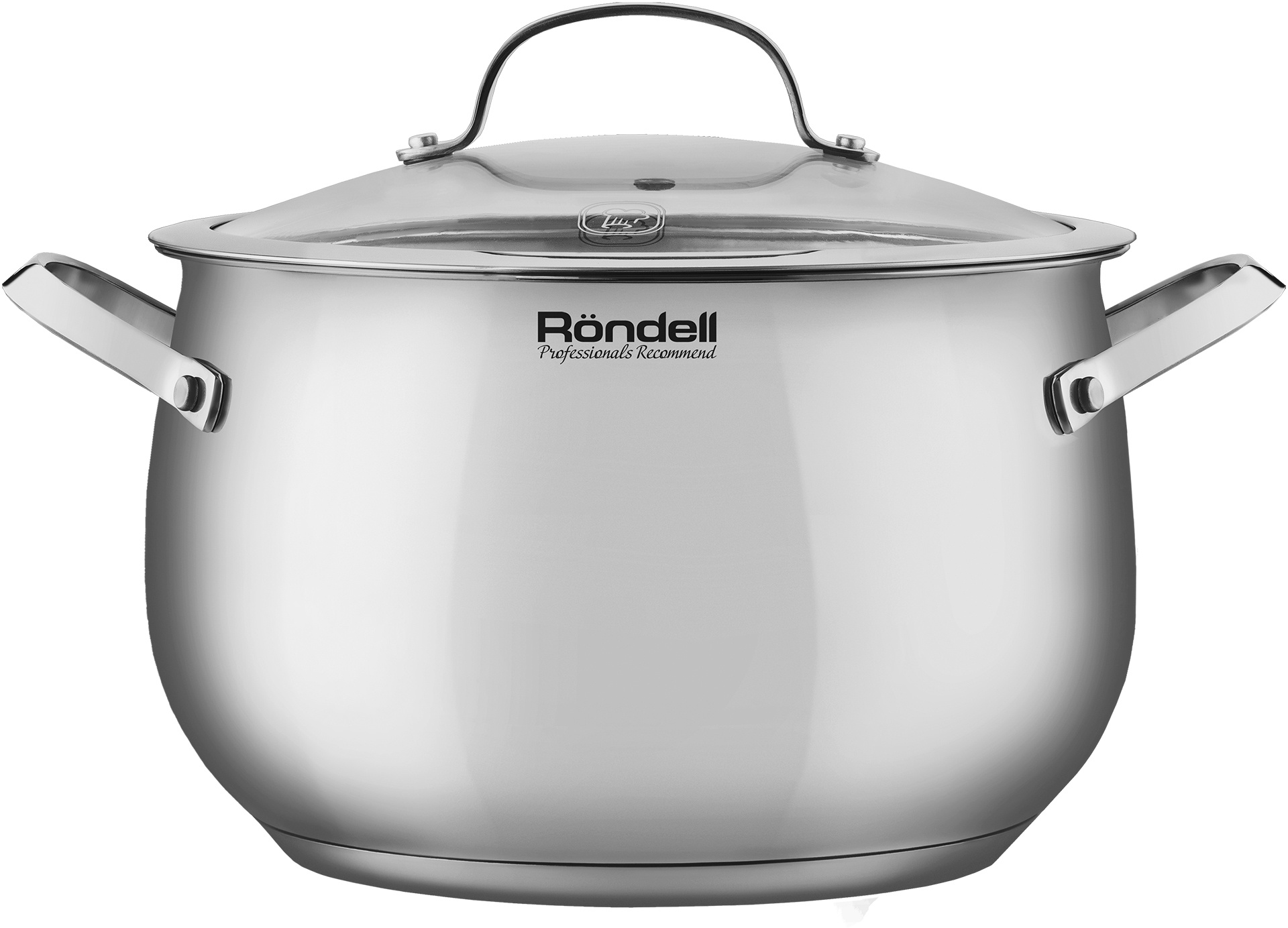 Кастрюля Rondell Calypso RDS-1672 5.8л. d=22см (с крышкой) стальной Кастрюля Rondell Calypso RDS-1672 5.8л. d=22см (с крышкой) стальной