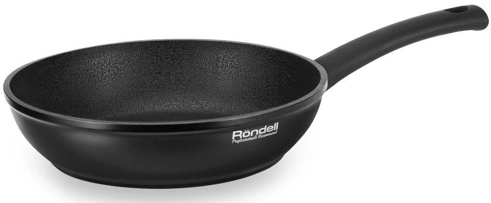 Сковорода Rondell Mustang RDA-598 круглая 26см покрытие: Xylan Plus ручка несъемная (без крышки) черный